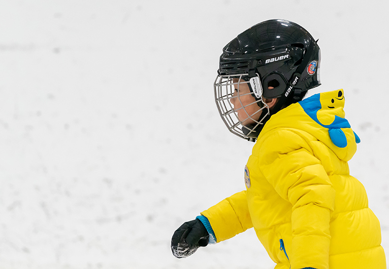 Child skating at an arena Video/Image