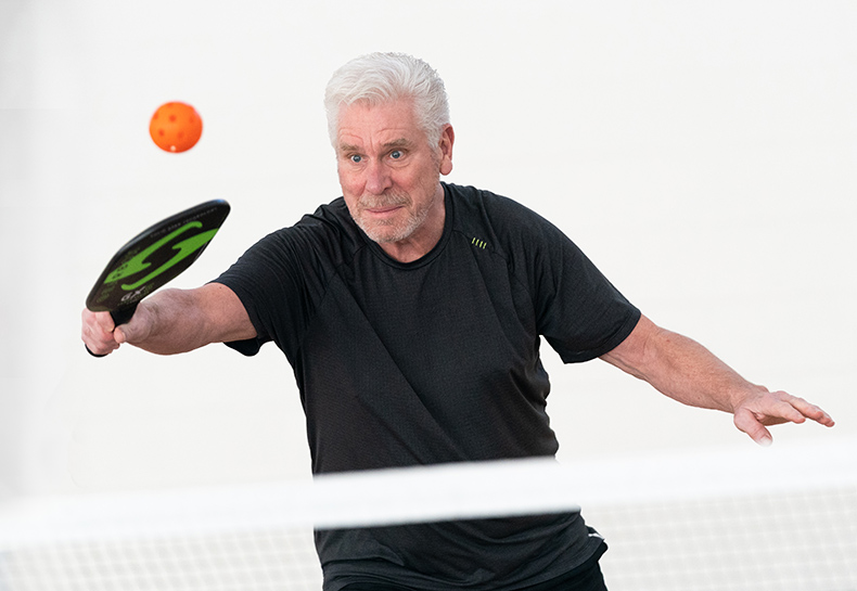 Person playing pickleball Video/Image