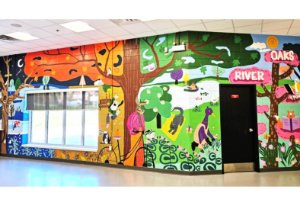 Seasons Of Us mural at River Oaks Community Centre