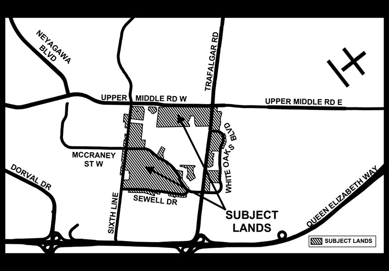 Sheridan College housing area – Special policy area map