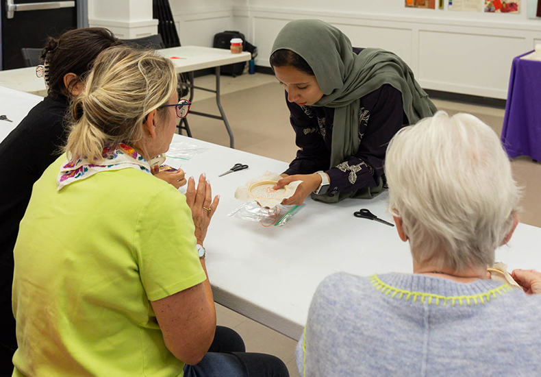 Threads of Tradition: Introduction to Phulkari Embroidery workshop led by Rafia Shafiq for Culture Days 2025