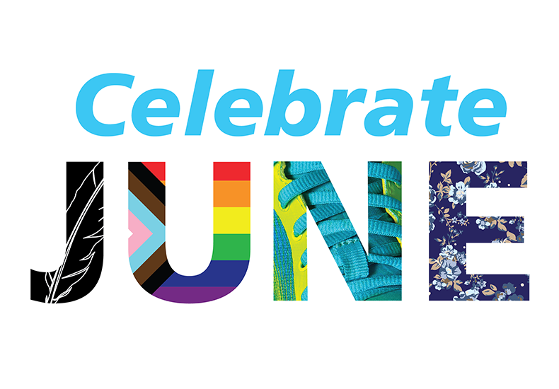 Celebrate June wordmark Video/Image