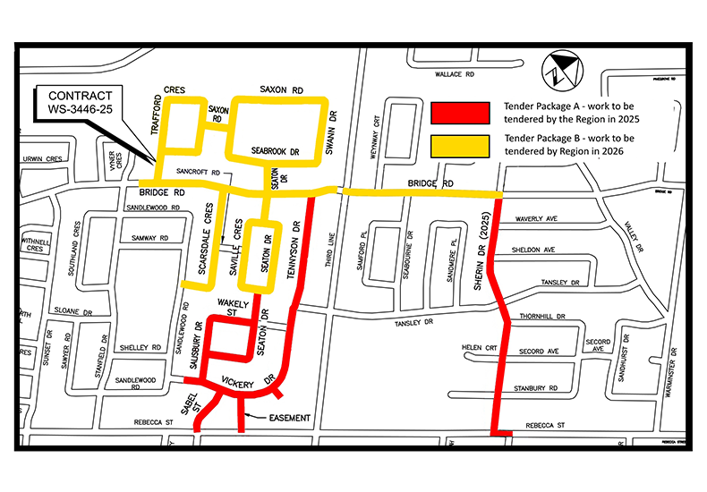 Saville-Seaton Area Storm Drainage Improvement Project Saville-Seaton Area Storm Drainage Improvement Project map