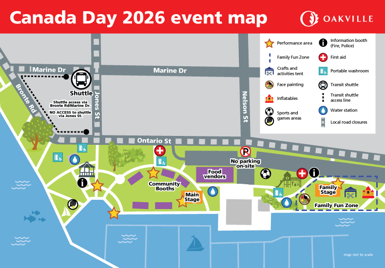 Canada Day Event Map