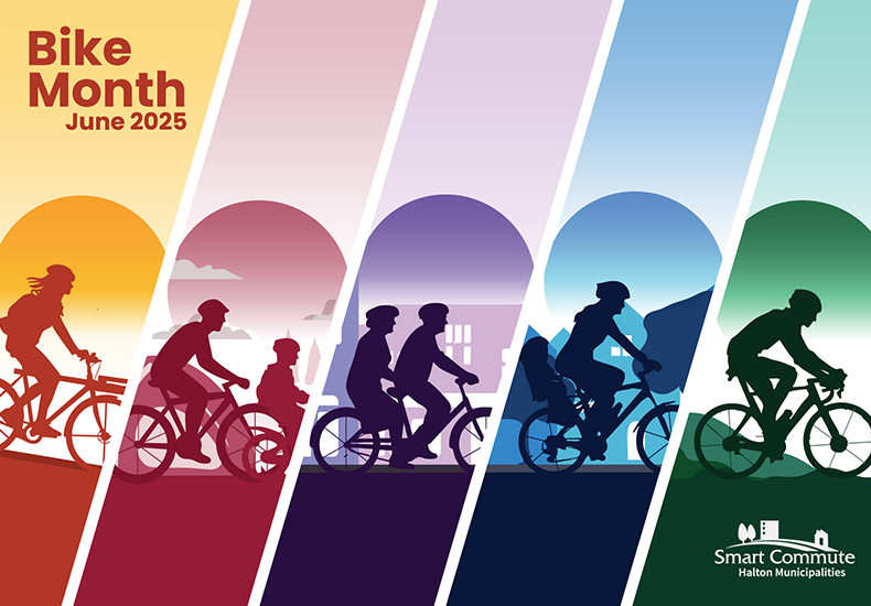 Promotional graphic for Bike Month June 2025