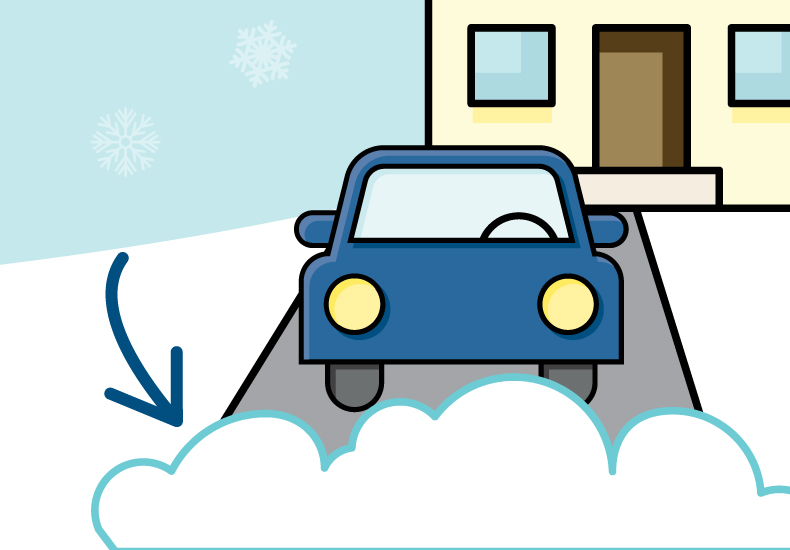 Driveway Windrow Clearing graphic