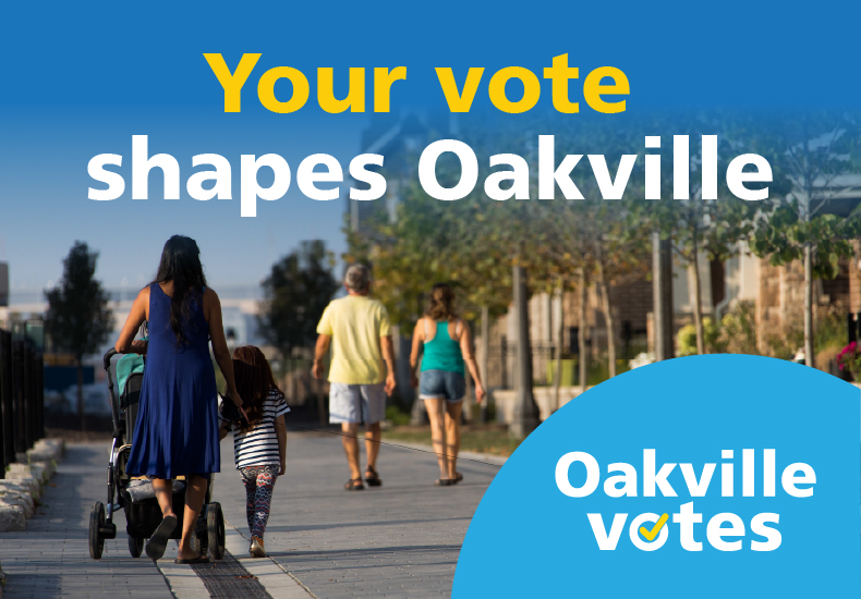 Your vote shapes Oakville